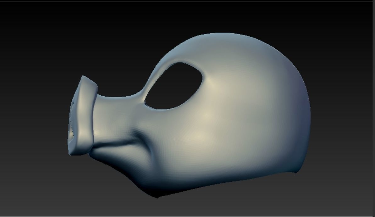 Hashibira Inosuke 3D skull mask 3D print model_2