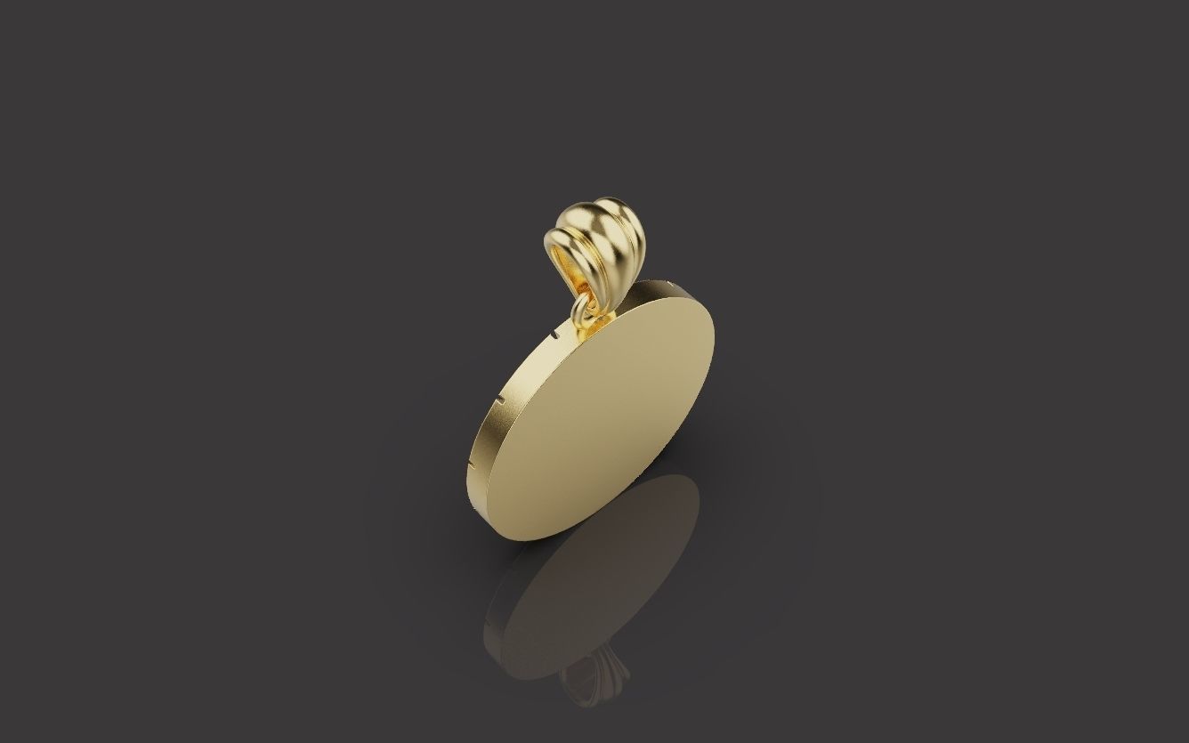 Zodiac pendant model 0018 3D print model_9