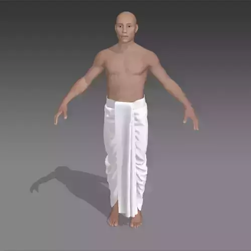 Dhoti model 3D model