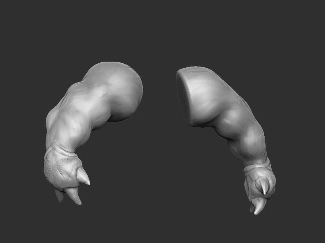 15 Stylized Arm IMM Brush 3D model_6