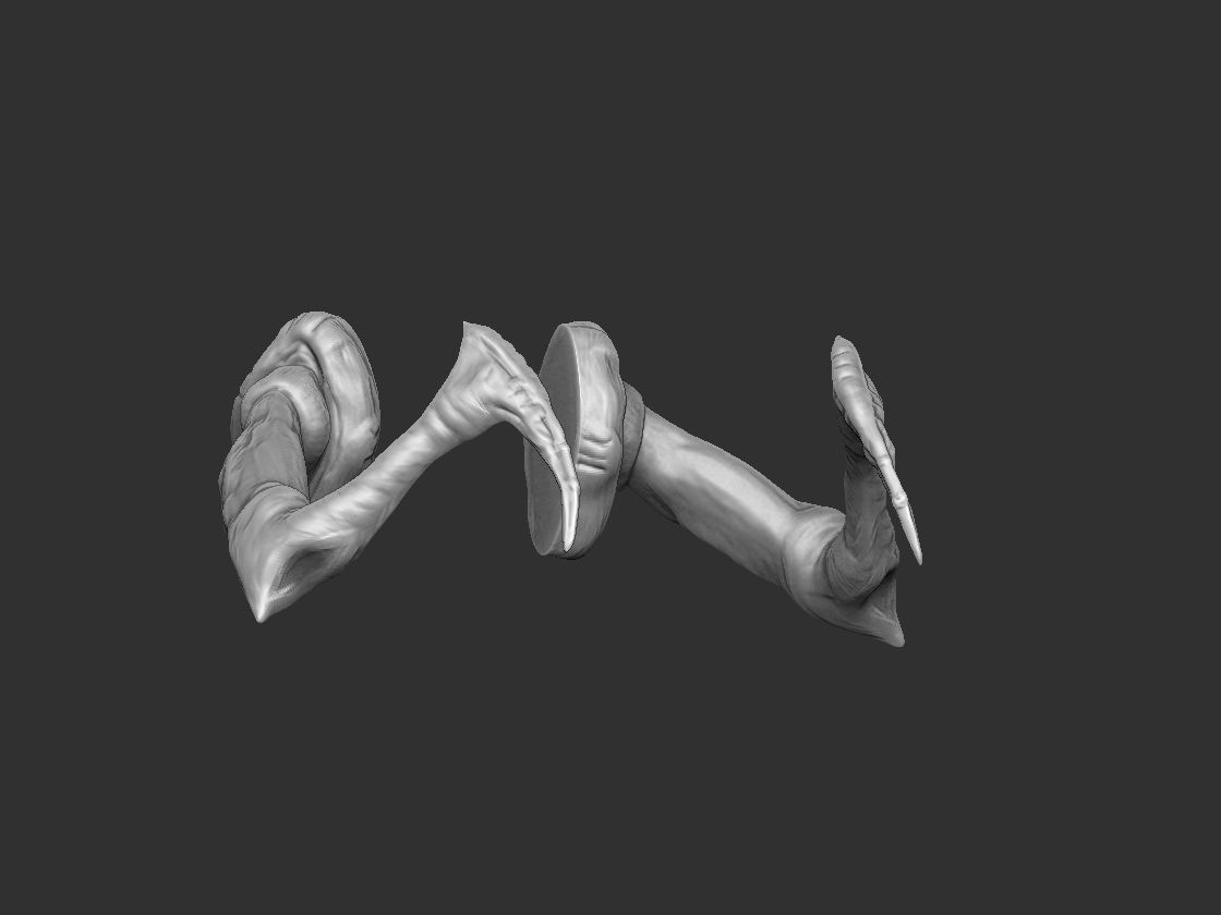 15 Stylized Arm IMM Brush 3D model_7