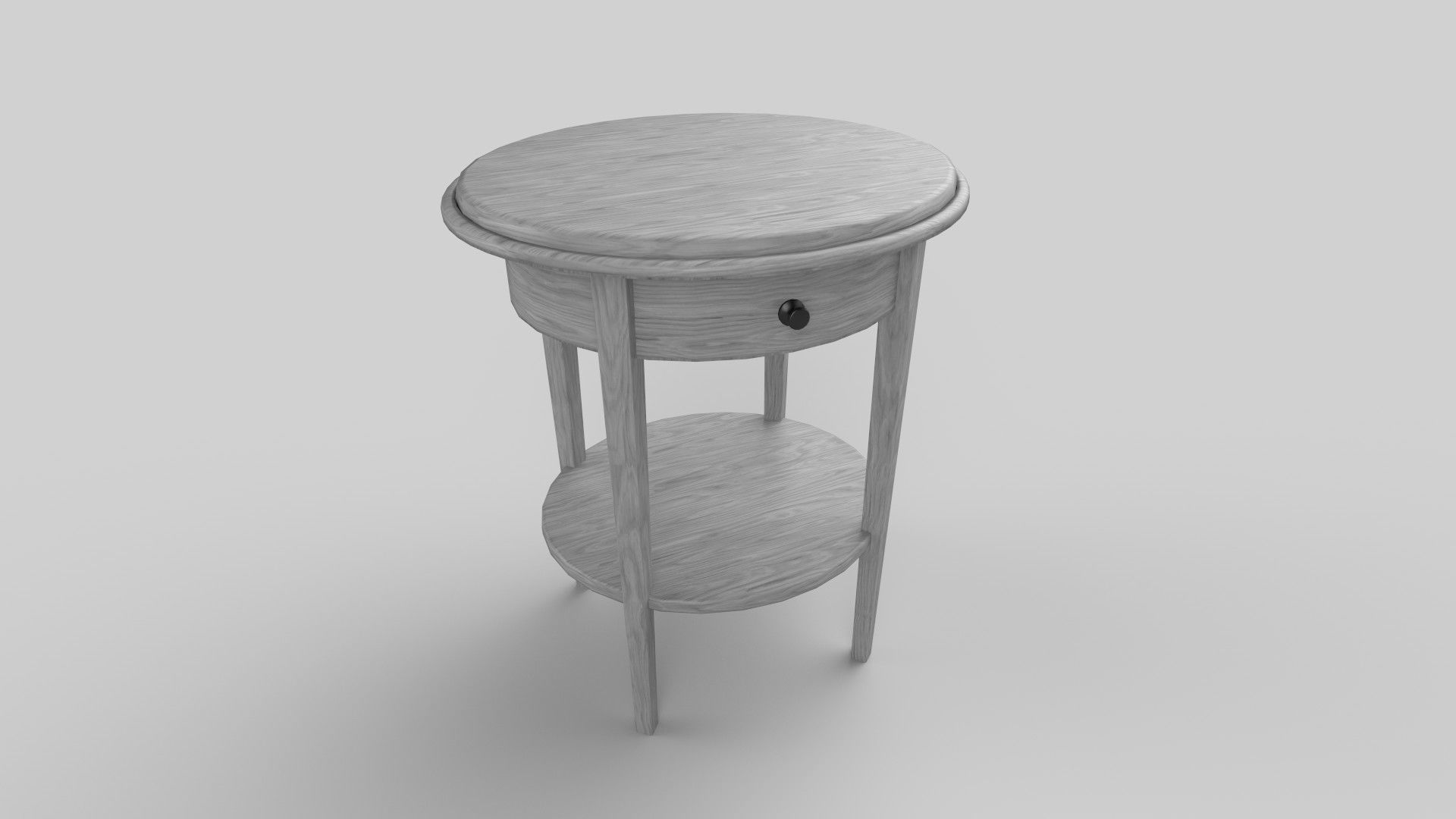 Table Low-poly 3D model_1