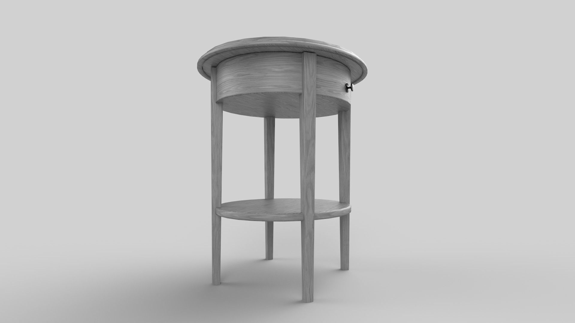 Table Low-poly 3D model_5