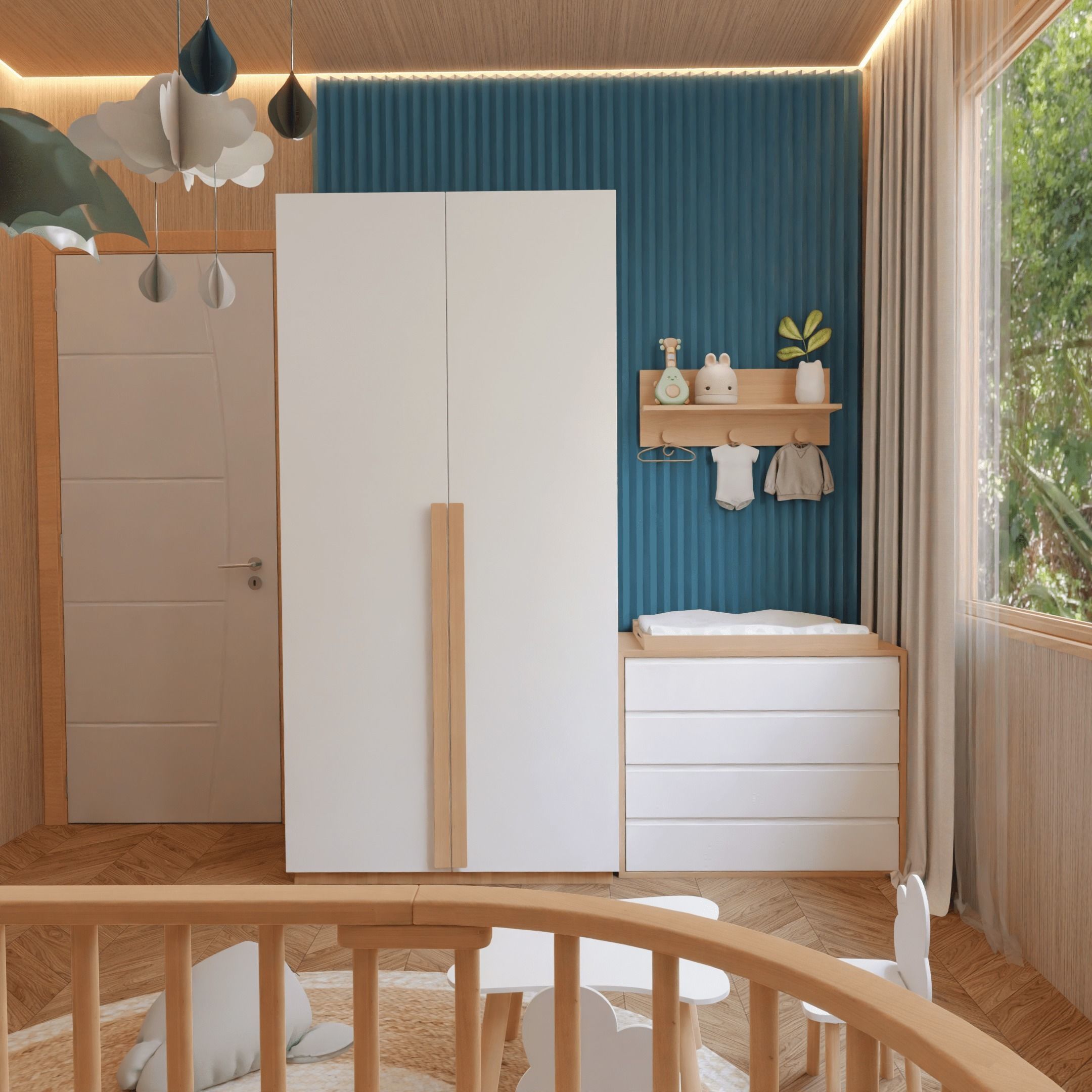 Baby Room 3 Blender Scene 3D model_3