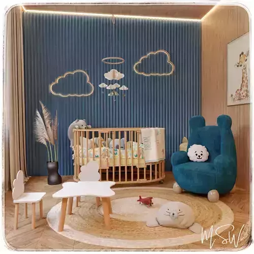 Baby Room 3 Blender Scene