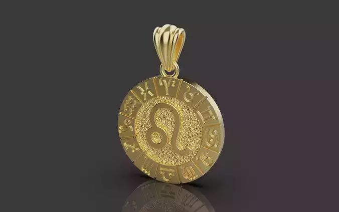 Zodiac pendant  0027 3D print model