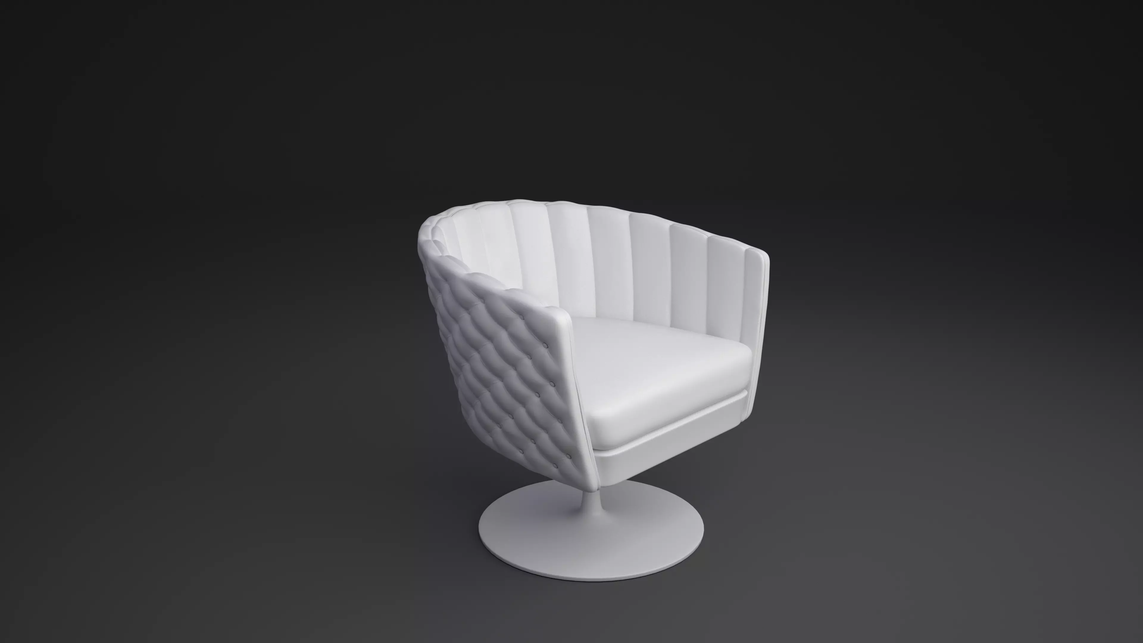 Chesterfield Lounge Chair Free 3D model