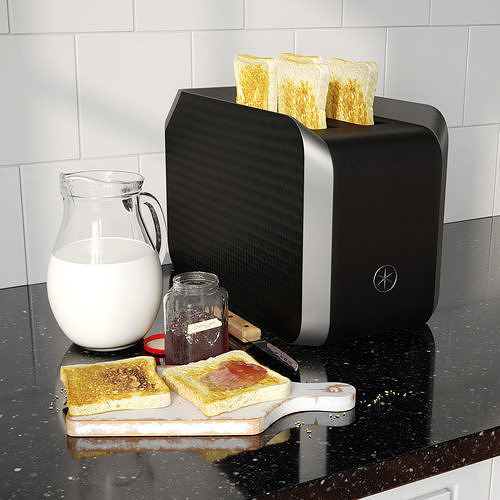 Archmodels vol 270 for c4d - collection of kitchen equipment 3D model 7