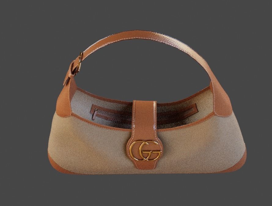 Gucci Aphrodite shoulder bag Low-poly 3D model_21