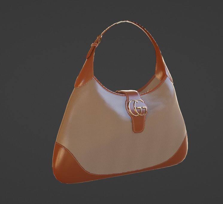 Gucci Aphrodite shoulder bag Low-poly 3D model_24
