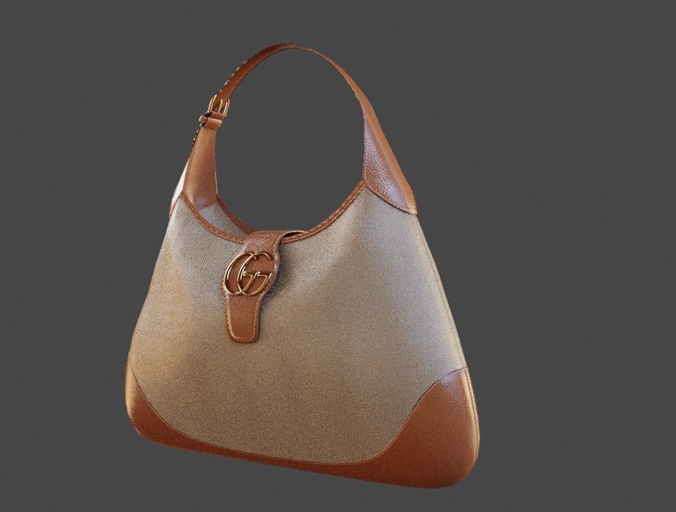 Gucci Aphrodite shoulder bag Low-poly 3D model_6