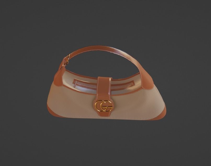 Gucci Aphrodite shoulder bag Low-poly 3D model_26