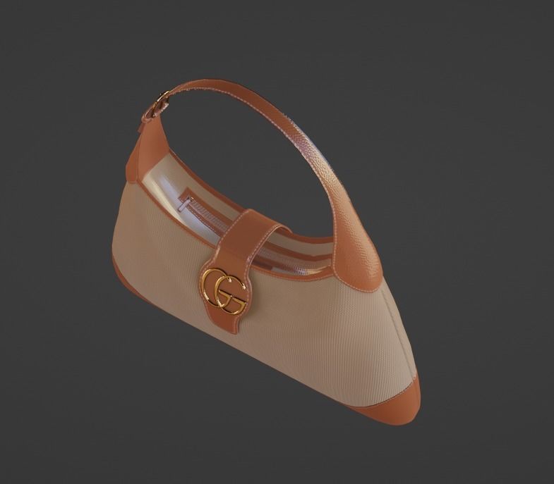 Gucci Aphrodite shoulder bag Low-poly 3D model_13