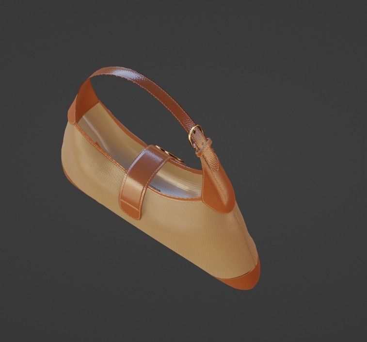 Gucci Aphrodite shoulder bag Low-poly 3D model_19