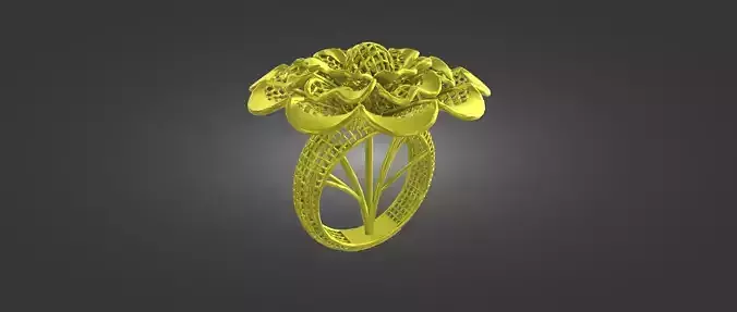 5 Ready Printable 3D CAD files of Ring 3D print model