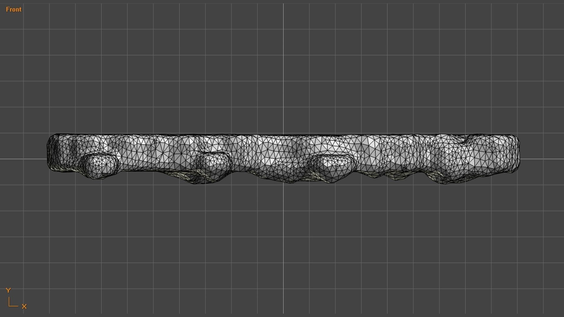 Rock Walkway 1 - Base Free low-poly 3D model_11