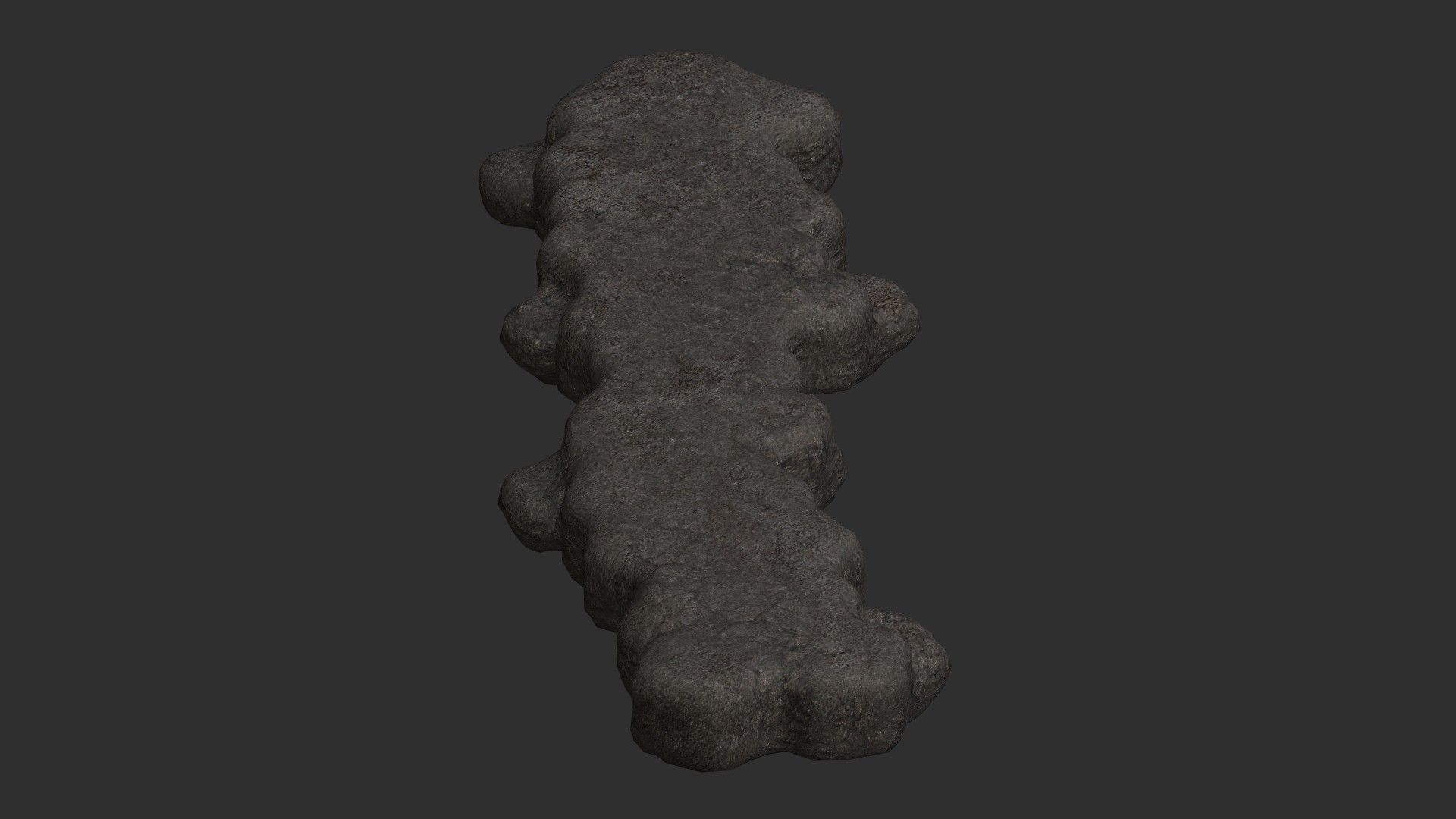 Rock Walkway 1 - Base Free low-poly 3D model_5