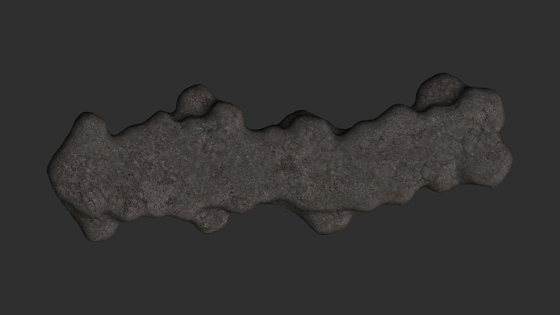 Rock Walkway 1 - Base Free low-poly 3D model_8