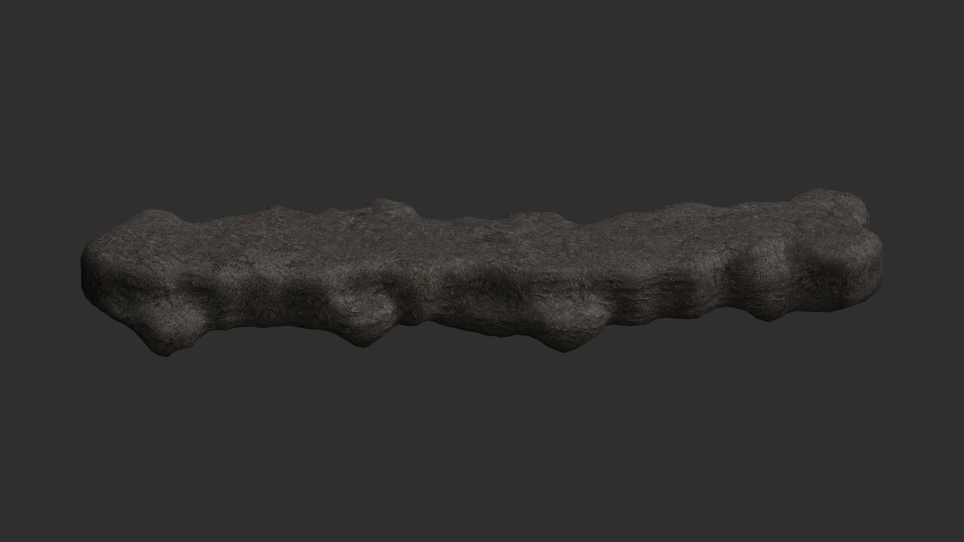 Rock Walkway 1 - Base Free low-poly 3D model_7