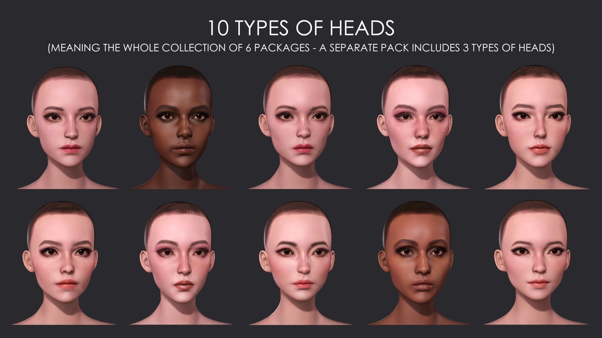 Streetwear Girl 1 - Casual Wear Girls Pack 1 Game-Ready Low-poly 3D model_24