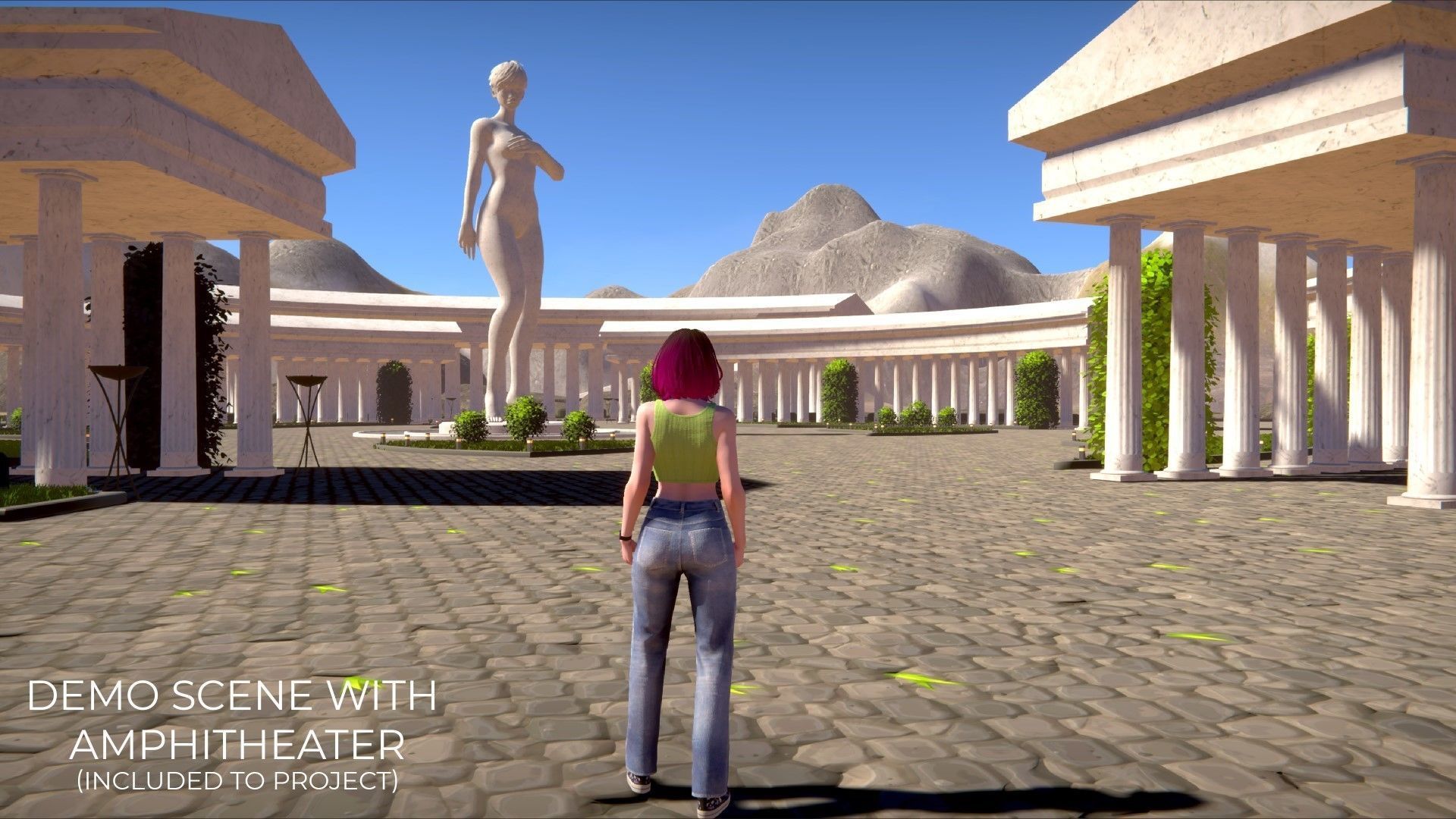 Streetwear Girl 1 - Casual Wear Girls Pack 1 Game-Ready Low-poly 3D model_35