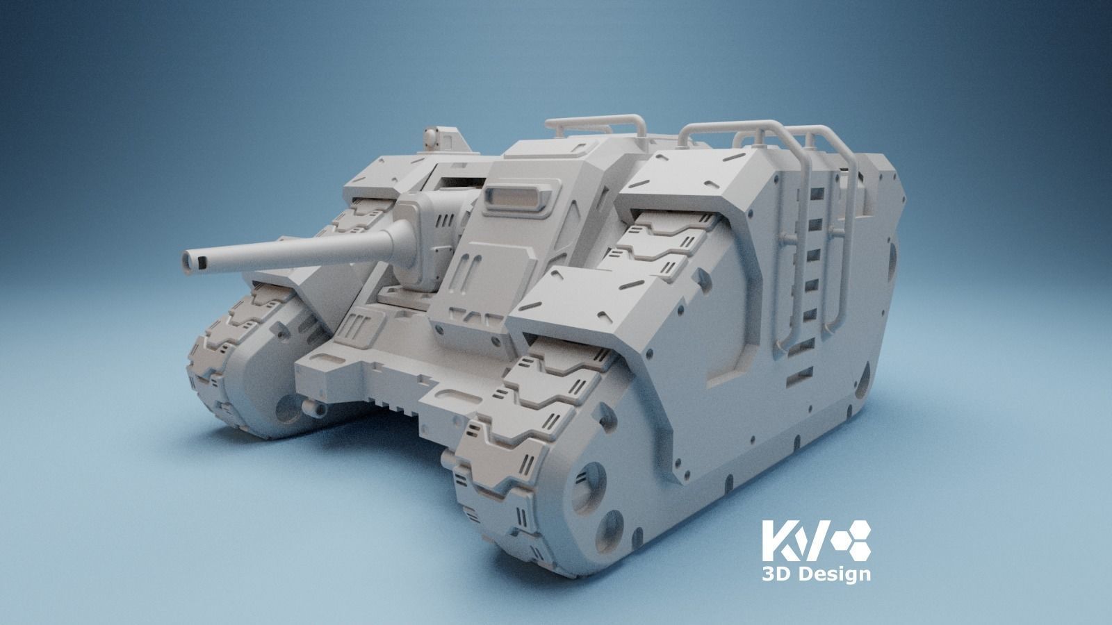 KV-Tank-002 3D print model_9