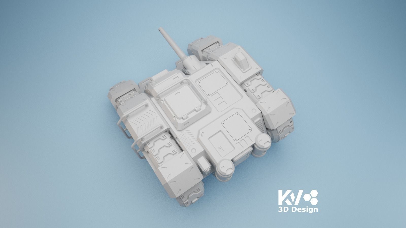 KV-Tank-002 3D print model_14