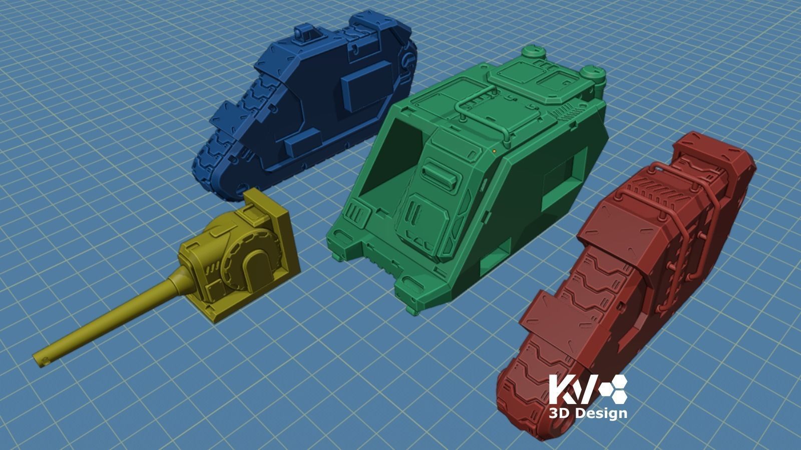 KV-Tank-002 3D print model_16