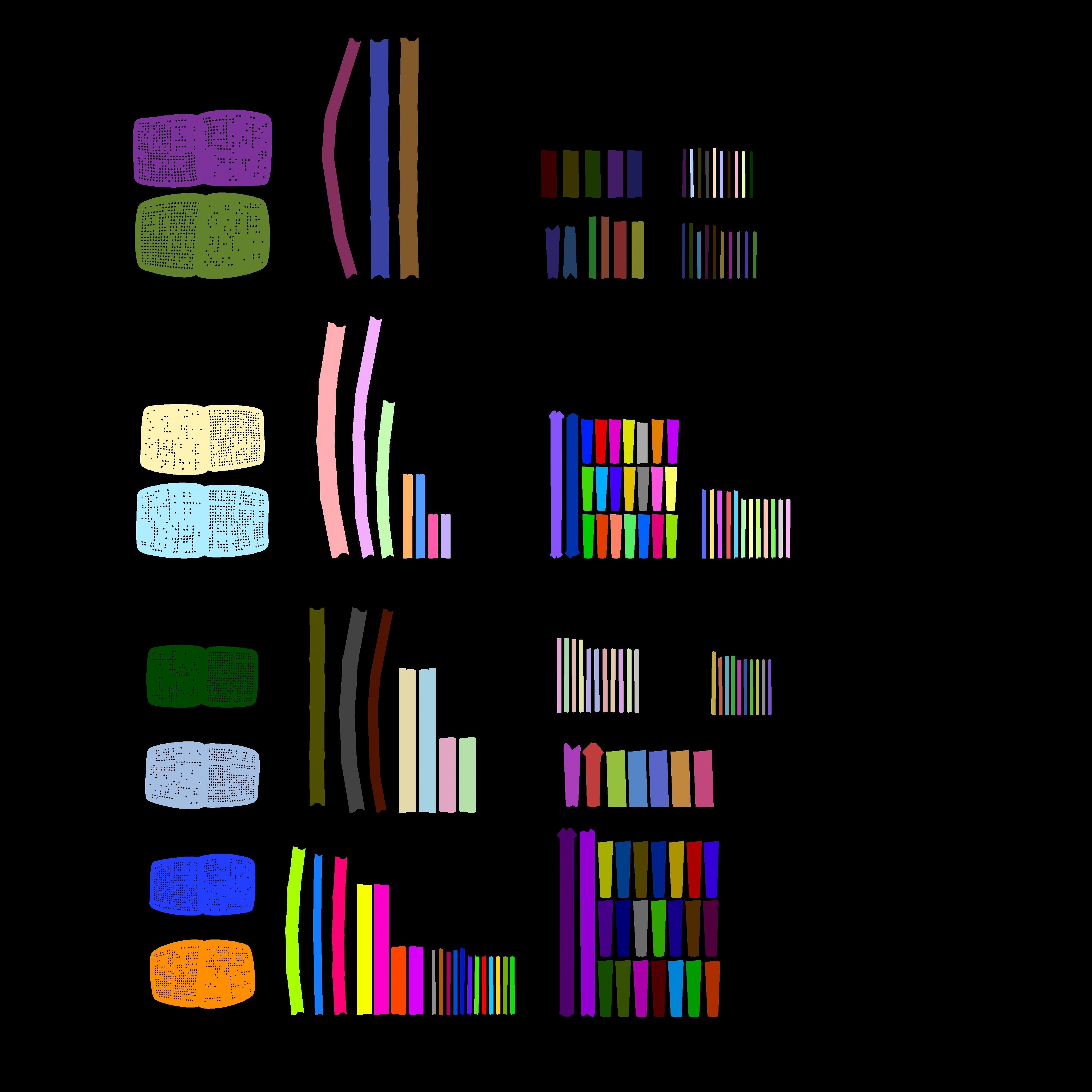 Modular multi-platform stairs 3D model_8