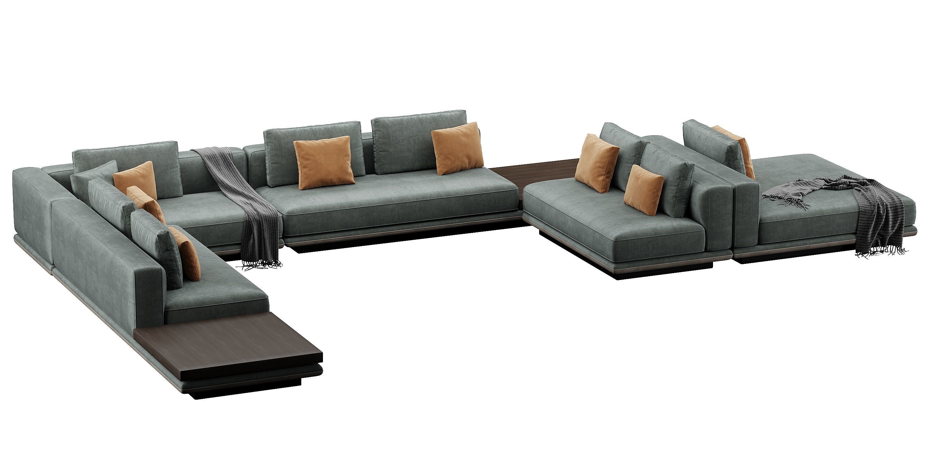 Horizonte Sofa Set 3D model_11