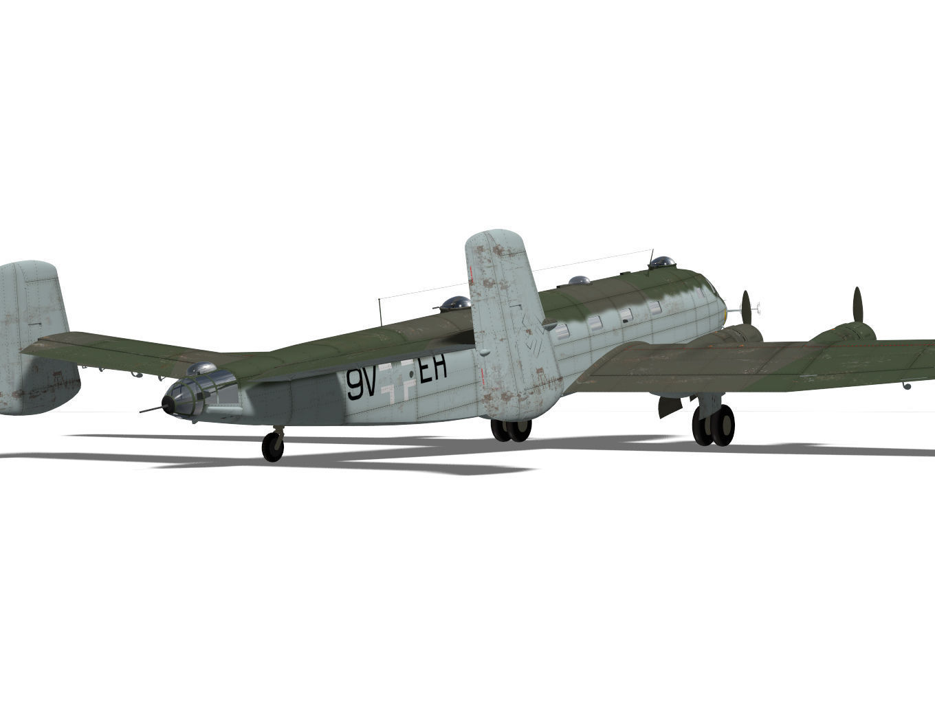 Junkers Ju290 A5 3D model_10