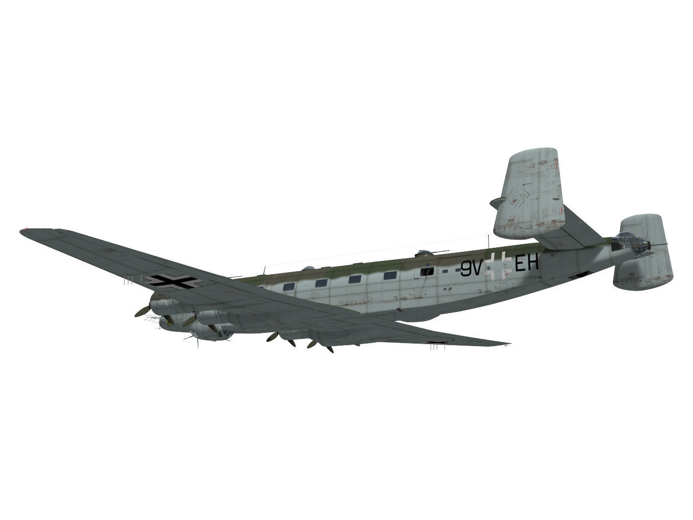 Junkers Ju290 A5 3D model_4