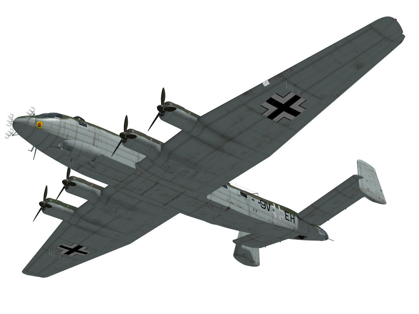 Junkers Ju290 A5 3D model_3
