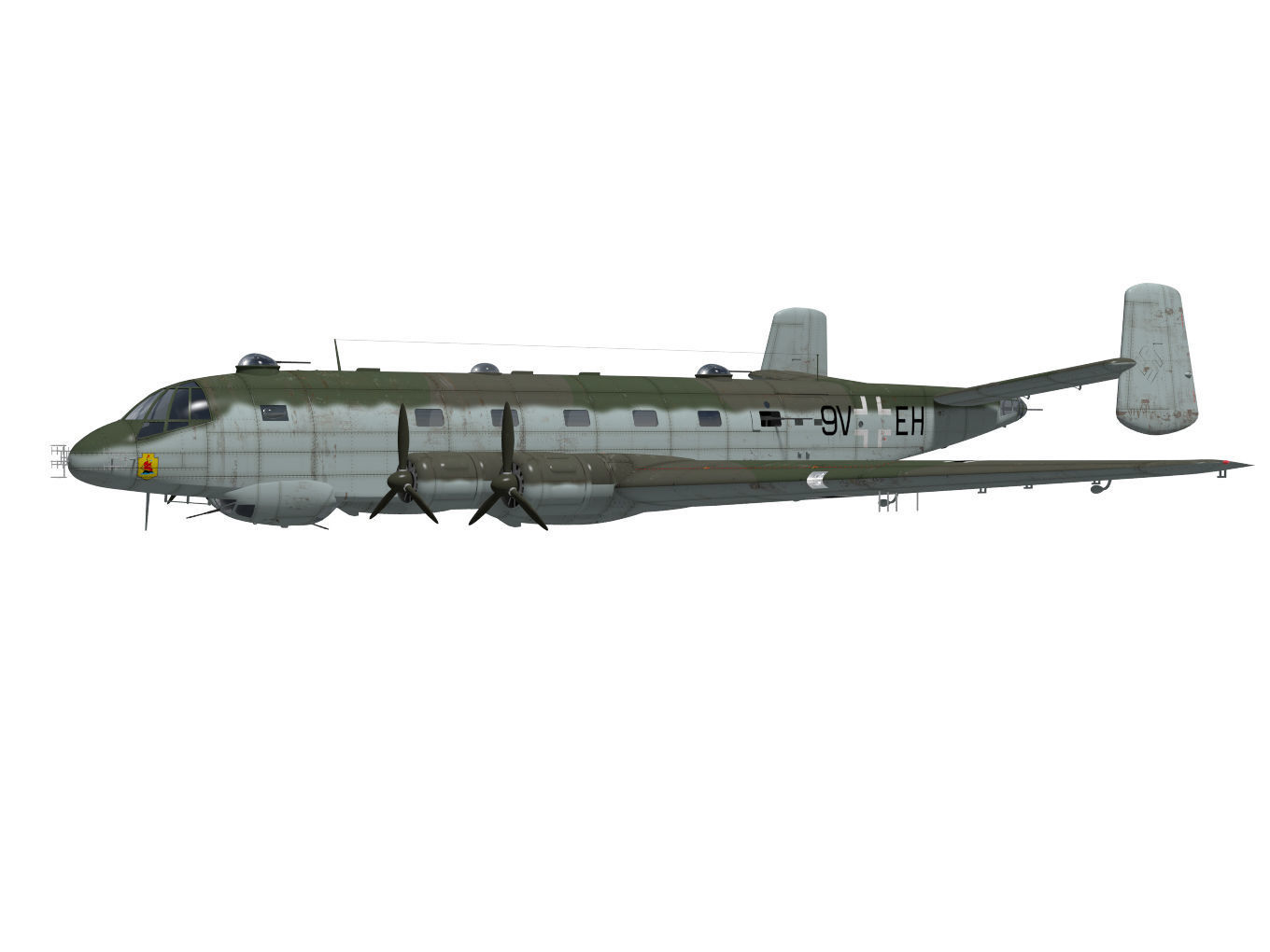 Junkers Ju290 A5 3D model_2