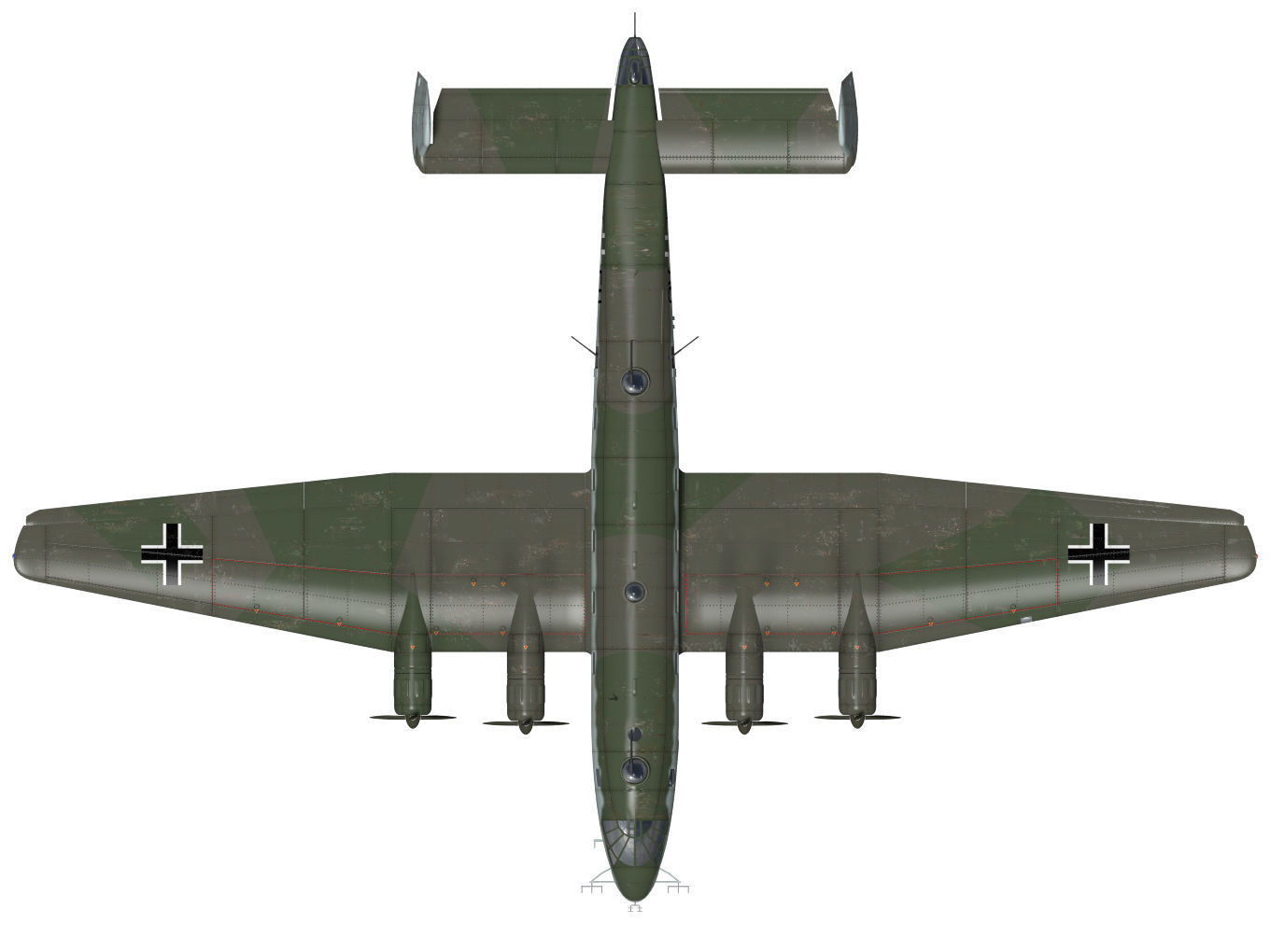 Junkers Ju290 A5 3D model_15