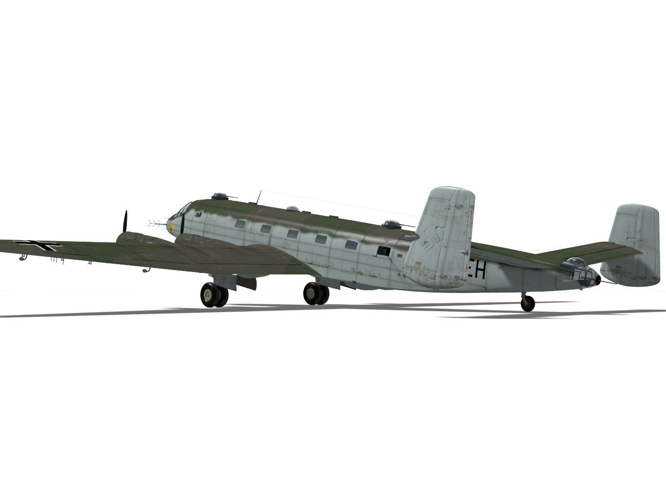 Junkers Ju290 A5 3D model_7