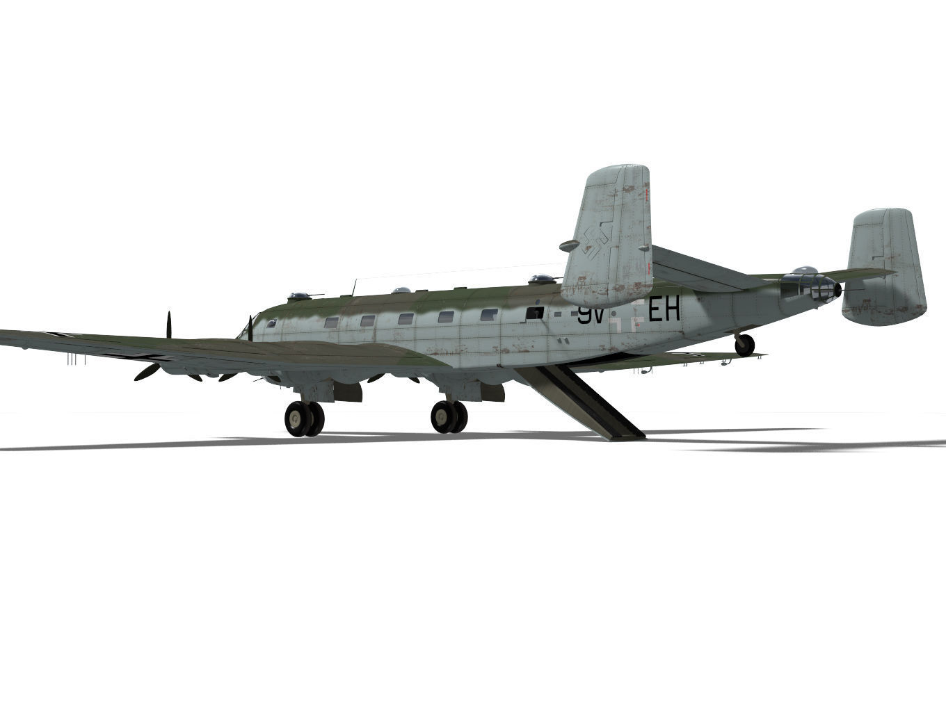 Junkers Ju290 A5 3D model_8