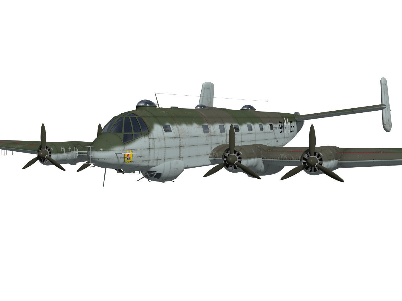 Junkers Ju290 A5 3D model_5