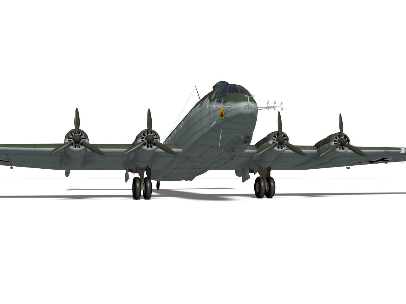 Junkers Ju290 A5 3D model_9