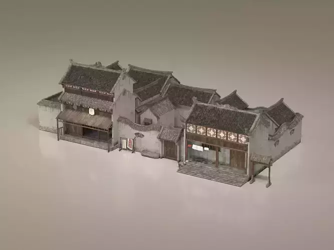 Ancient architecture 3D model