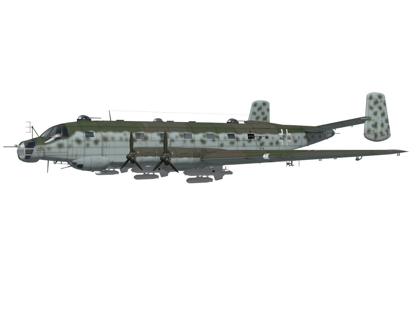Junkers Ju290 A7 3D model_2