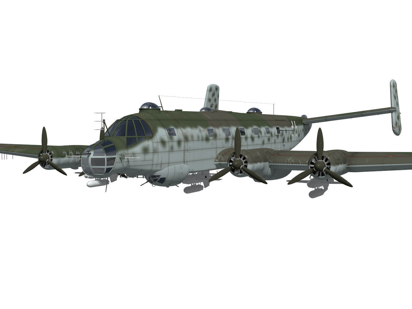 Junkers Ju290 A7 3D model_5