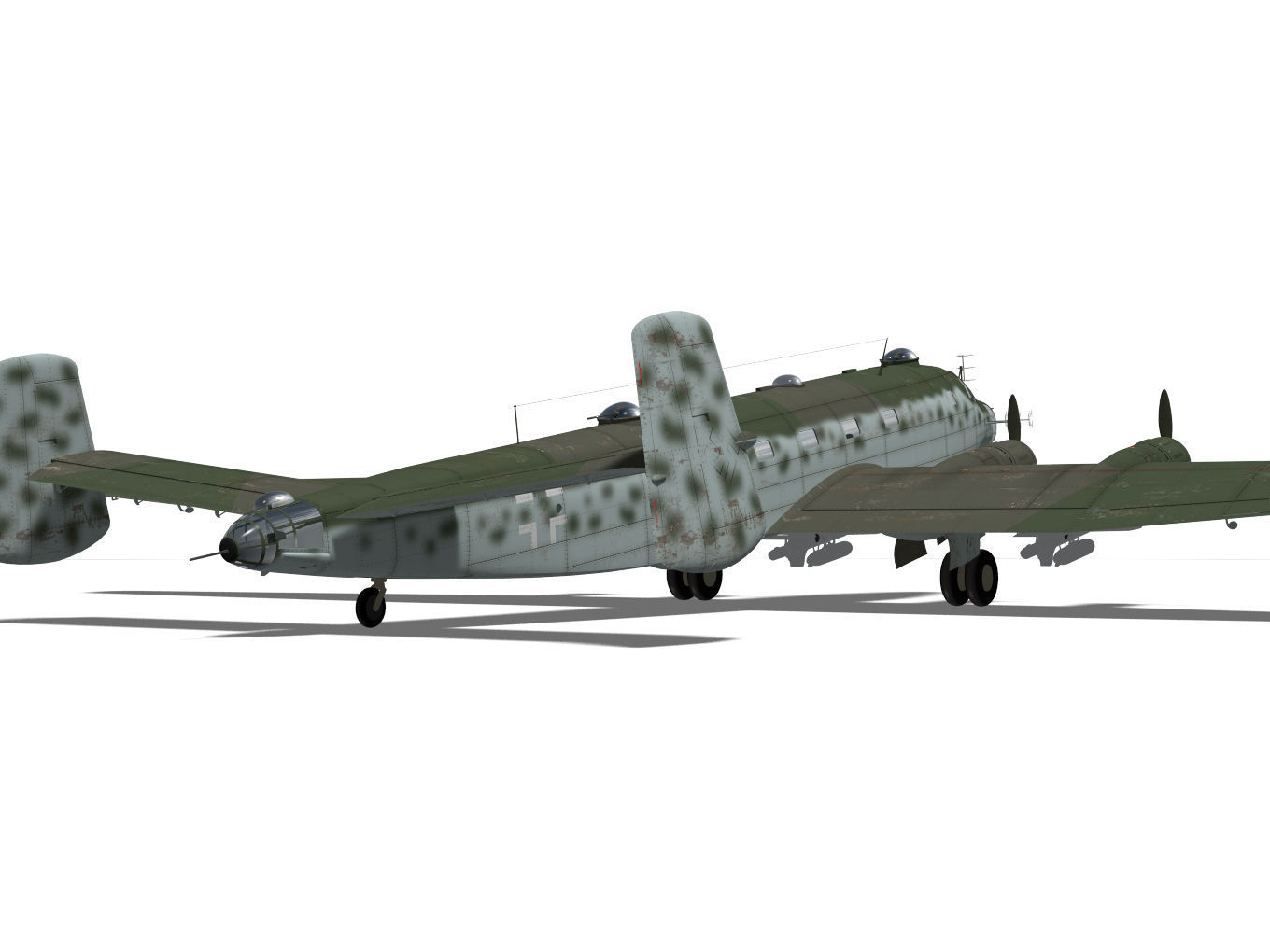 Junkers Ju290 A7 3D model_10
