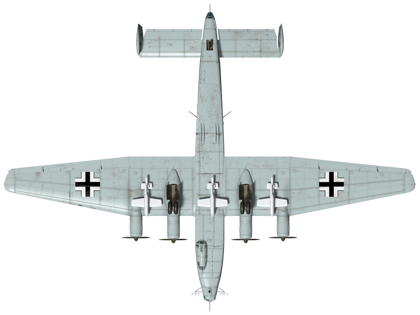 Junkers Ju290 A7 3D model_17