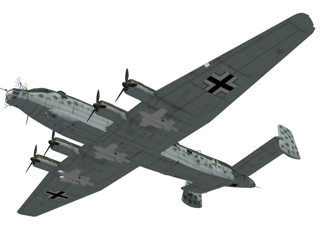 Junkers Ju290 A7 3D model_3
