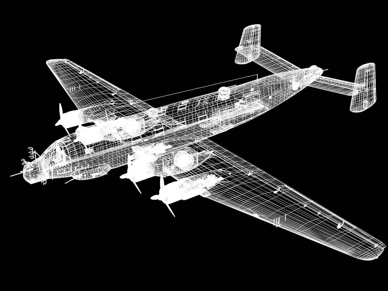 Junkers Ju290 A7 3D model_18