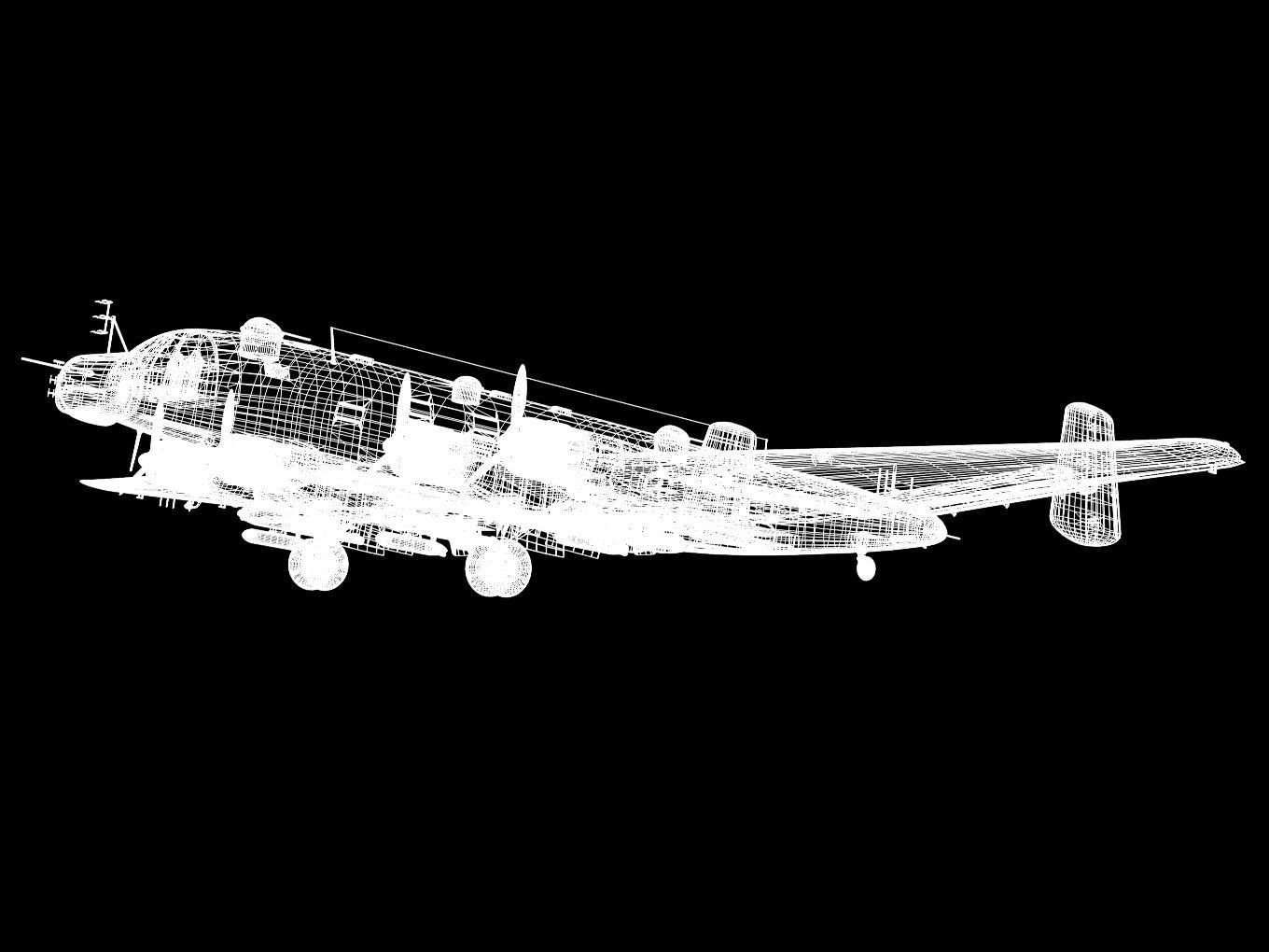 Junkers Ju290 A7 3D model_19