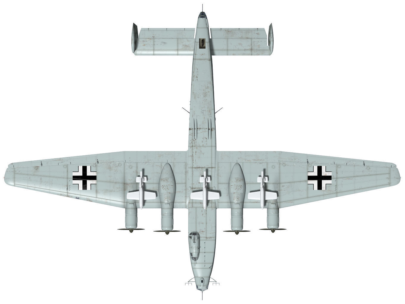 Junkers Ju290 A7 3D model_16