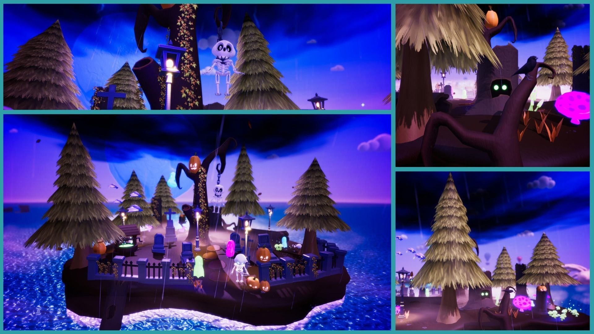 Various Environment Islands Unity URP Low-poly 3D model_11