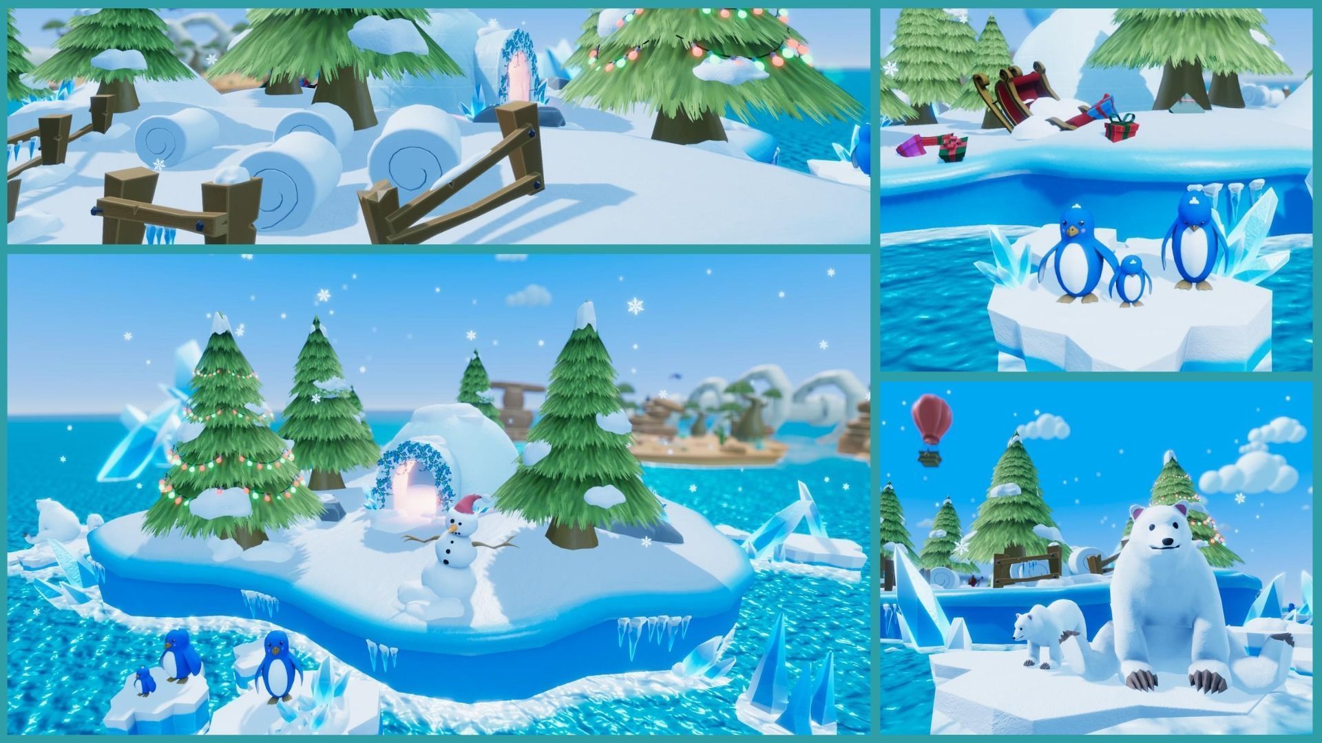 Various Environment Islands Unity URP Low-poly 3D model_10